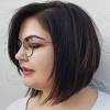 A short, angled bob haircut is this short hairstyle for round faces is great for women who have thick or thin hair with a fine texture, says holbrook. 3
