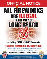 all fireworks are illegal in the city