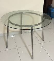 Ikea Round Dining Table Glass Top