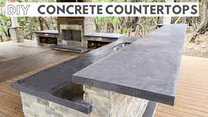 How To Pour Concrete Countertops In