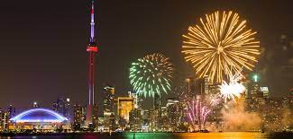 canada day fireworks in toronto