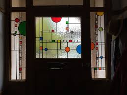 1930s Leaded Glass Frank Lloyd Wright