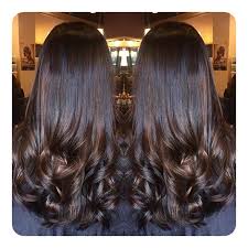 Mid part your hair with long straight wide open hairstyle, make you look good. 91 Ultimate Highlights For Black Hair That You Ll Love