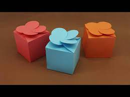 how to make a paper gift box easy with