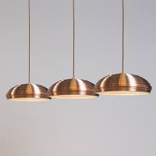 Pendant Lamp Dish 3 Copper Lampandlight