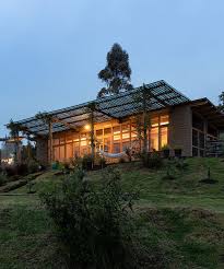 In Ecuador With Live Trees And Rammed Earth