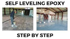 applying a self levelling epoxy floor