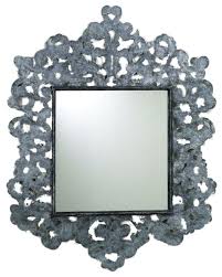 Silver Fretwork Wall Mirror Extra