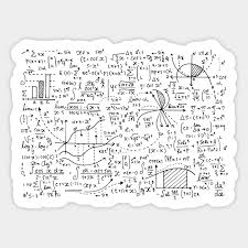 Math Equations Math Gift Sticker