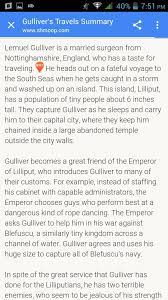 story of gulliver s travels in short
