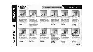 Weider Crossbow 6 Week Workout Plan Page 1 Only Poor