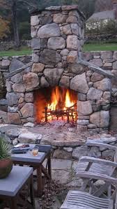 Rustic Outdoor Fireplaces Outdoor