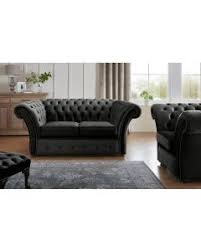 black fabric sofas chairs black