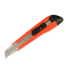 Small Size 18mm Snap Off Blade Plastic Safety Utility Cutter Knife