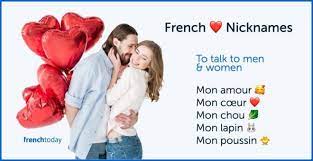 french love nicknames