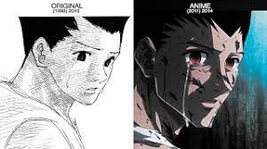 Hunter x Hunter | Manga vs Anime: Gon vs Pitou - YouTube