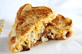 barbeque pork macaroni grilled cheese