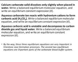 Calcium Carbonate Solid Dissolves Only