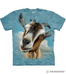 The Mountain Adult Unisex T Shirt Goat Head