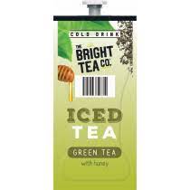 iced green tea with honey