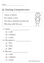 Once you find your worksheet, click on. Reading Comprehension Worksheets For Grade 1 Your Home Teacher