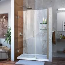Frameless Hinged Shower Door