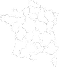 21 anciennes régions + principales villes carte de france département , carte des régions Cartes Muettes De La France A Imprimer Chroniques Cartographiques