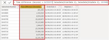calculate date difference in power bi