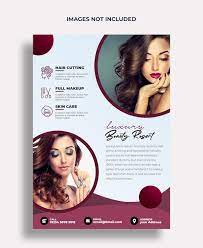 beauty salon flyer template psd 17