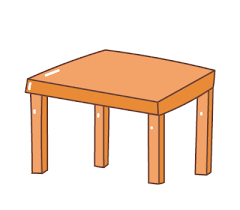 โต๊ะ ไม้ การ์ตูน png
