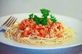 chicken spaghetti bolognaise