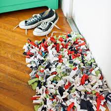 how to make a recycled t shirt rug