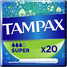 Tampax Tampons Blue Box Super X 20 ...