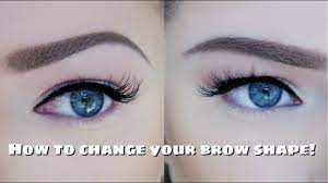 your brow shape with makeup