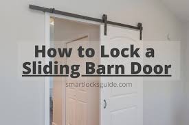 Sliding Barn Door Lock