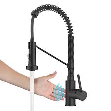 pull down touchless kitchen faucet