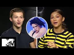 tom holland and zendaya about lip sync