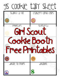 Girl Scout Cookie Booth Ideas Tips With Free Printables