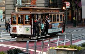 collecting cable car fares an uphill