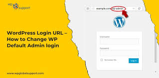 wordpress login url how to change wp