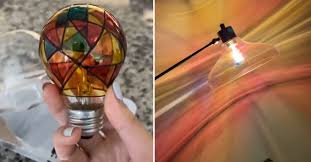 Light Bulbs For Stunning Stained Glass