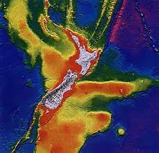 New Zealand Undersea Map