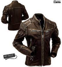 mens dark brown vine biker style