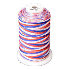 Exquisite Medley Variegated Thread 106 Patriotic 1000m Or