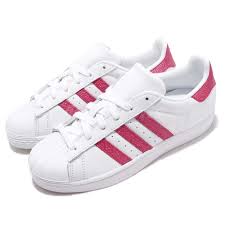 Details About Adidas Originals Superstar W White Pink Women Casual Shoes Sneakers Ee9151