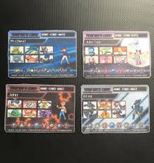 I encourage you to make your own personal trainer card with the six pokémon you would have in your main team if pokémon were real and just as friendly to the world as they are in theirs. I Was The Guy Who Made The Last Trainer Card For Mikey If There Is Any Way I Can Send These To Him Please Let Me Know I Made These Cards On