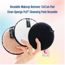 jual reusable makeup remover cotton pad