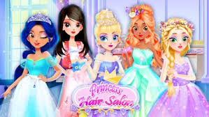 princess hair salon games apps