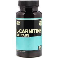optimum nutrition l carnitine 500 mg 60