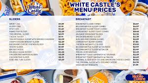white castle menu s secret menu